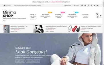 Unos Minima Shop Pro (screenshot desktop)