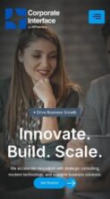 Corporate Interface Pro (screenshot mobile)