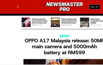 NewsMaster Pro (screenshot desktop)