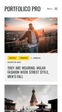 Portfolico Pro (screenshot mobile)