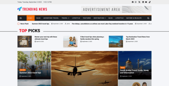 TrendingNews Pro (WPInterface)