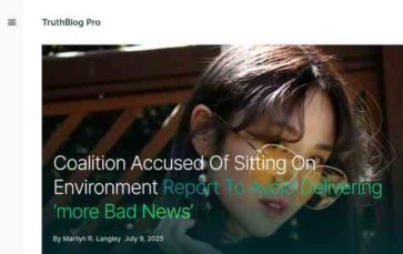 TruthBlog Pro (screenshot desktop)