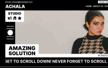 Achala Premium (screenshot desktop)