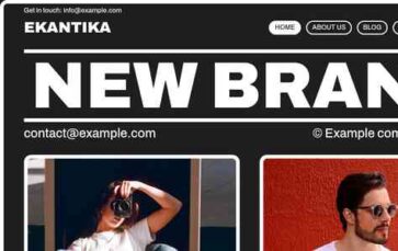 Ekantika Premium (screenshot desktop)