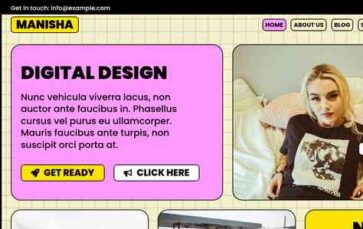 Manisha Premium (screenshot desktop)