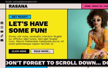 Rasana Premium (screenshot desktop)