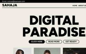 Sahaja Premium (screenshot desktop)