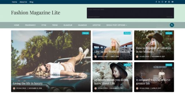 Fashion Magazine Lite (WPMagPlus)