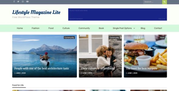 Lifestyle Magazine Lite (WPMagPlus)
