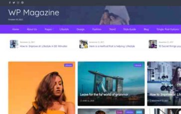 WP Magazine (WPMagPlus) (screenshot desktop)