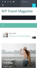 WP Travel Magazine (screenshot mobile)