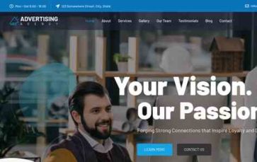 Advertising Agency (WpMania) (screenshot desktop)