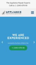 Appliance Repair (WpMania) (screenshot mobile)