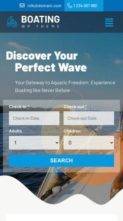 Screenshot Mobile Boating (WpMania) (screenshot mobile)