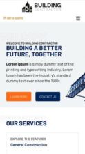 Screenshot Mobile Building Contractor (WpMania) (screenshot mobile)