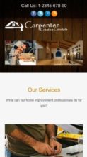 Screenshot Mobile Carpenter (WpMania) (screenshot mobile)
