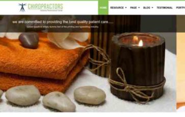 Chiropractors (screenshot desktop)
