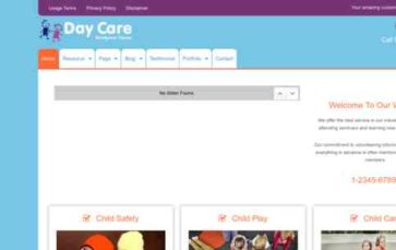 DayCare (WpMania) (screenshot desktop)