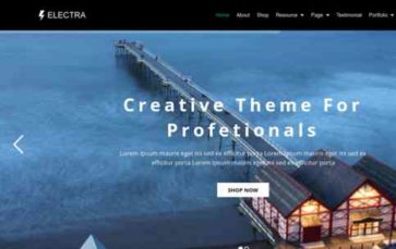 Electra (WpMania) (screenshot desktop)