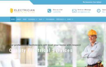 Electrician (WpMania) (screenshot desktop)