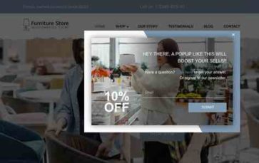Screenshot Desktop Furniture Store (WpMania) (screenshot desktop)