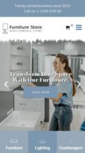 Screenshot Mobile Furniture Store (WpMania) (screenshot mobile)