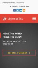 Gymnastics (WpMania) (screenshot mobile)
