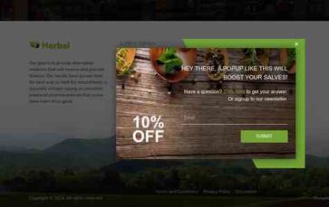 Herbal (WpMania) - (screenshot desktop)