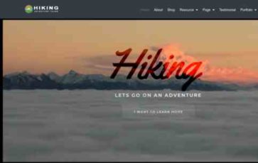 Hiking (screenshot desktop)
