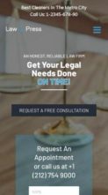 Screenshot Mobile LawPress (WpMania) (screenshot mobile)
