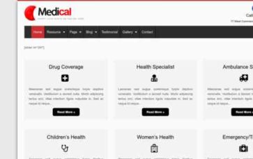 Medical (WpMania) (screenshot desktop)