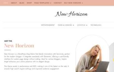 New Horizon (screenshot desktop)