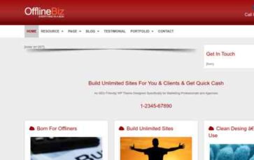 OfflineBiz (screenshot desktop)