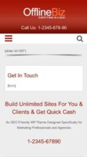 OfflineBiz (screenshot mobile)