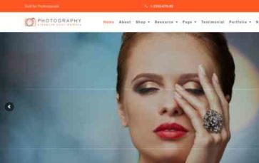 Photography (WpMania) (screenshot desktop)