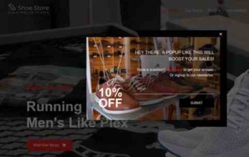 Shoe Store (WpMania) (screenshot desktop)