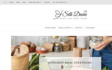 Silk Diaries (screenshot desktop)