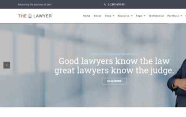 The Lawyer (WpMania) - (screenshot desktop)