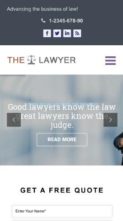The Lawyer (WpMania) - (screenshot mobile)