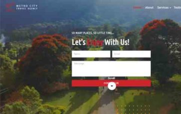 Travel Agency (WpMania) (screenshot desktop)