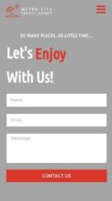 Travel Agency (WpMania) (screenshot mobile)