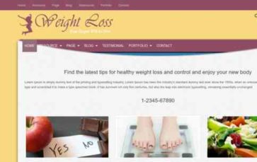WeightLoss (WpMania) (screenshot desktop)
