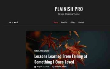 Plainish Pro (screenshot desktop)