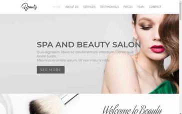 Divi Beauty (screenshot desktop)