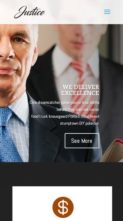 Divi Justice (WpPug) - (screenshot mobile)
