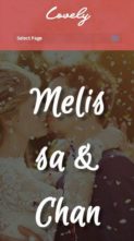 Screenshot Mobile Divi Wedding (screenshot mobile)