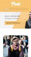 Portfolio (WpPug) (screenshot mobile)