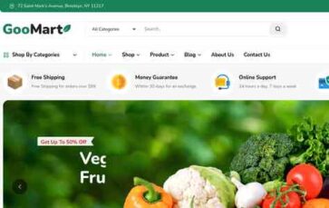 GooMart (screenshot desktop)