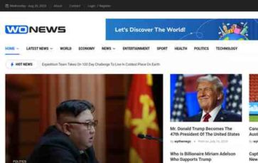 Wonews (screenshot desktop)