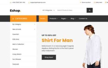 Eshop Pro (screenshot desktop)